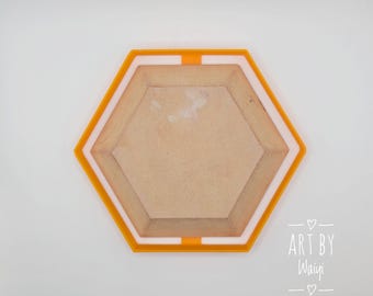 Pottery Template Cutter - Hexagon Cutter - Matches GR Forms 5" Hexagon- Handbuild Cutters -  - 3D Pottery Tool