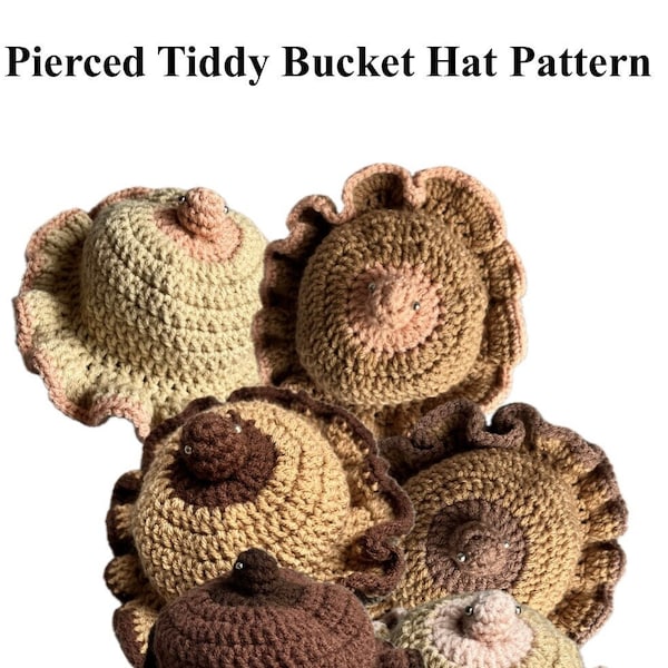 Pierced Tiddy Bucket Hat Pattern