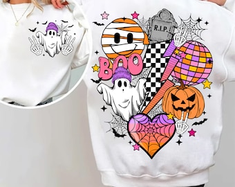 Retro Halloween png, Halloween Smiley png, Halloween Sublimationsdesign, Spooky Vibes png, Pumpkib png, digitaler Download png