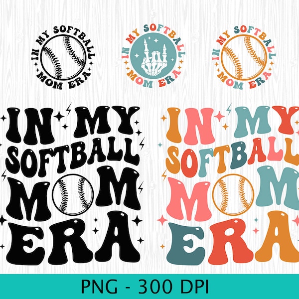 In My Softball Mom Era png, Softball Mom png, Softball png, Softball Mom Shirt, Funny Mom Shirt png, Softball Mom Life