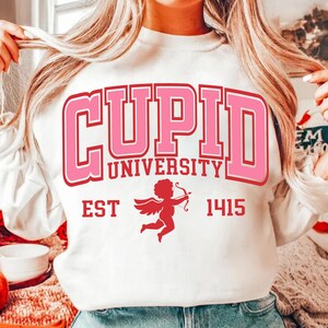 **PRE-ORDER** Cupid University Crewneck (Pink Font) main image 1