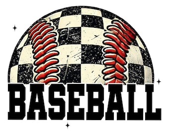 Baseball Retro Checkered PNG Trendy Baseball Mom Png Baseball season Png Retro Baseball shirt Png Baseball design Checker Png ORIGINAL