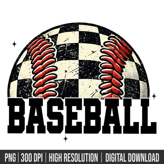 Baseball Retro Checkered PNG Trendy Baseball Mom Png Baseball season Png Retro Baseball shirt Png Baseball design Checker Png ORIGINAL