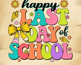 Feliz último día de clases, lazo de coqueta, profesor preppy, escuela, profesor de verano, agradecimiento a los profesores, escuela, vacaciones de verano para niños