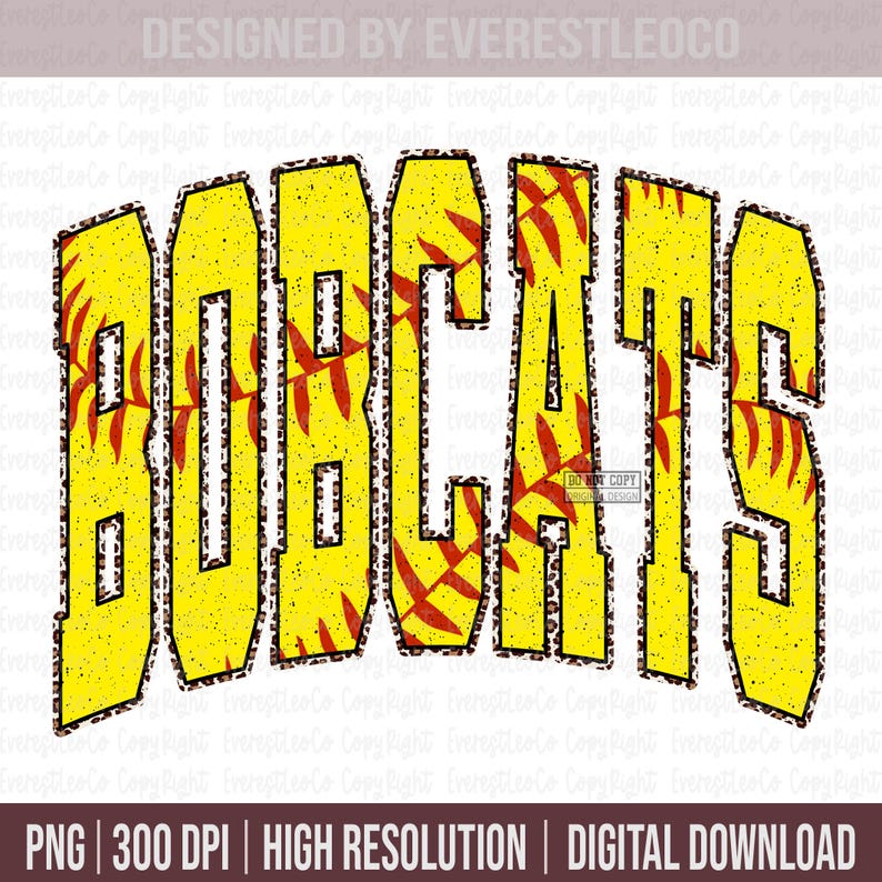 Bobcats Softball PNG, Bobcats Mascot PNG, Softball Mascot PNG, Game Day ...