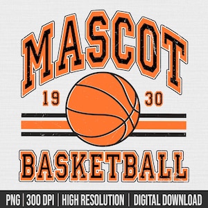 Custom Basketball Team PNG | School, Team, Fall, Sport, Spirit, Basketball, Customizable | Personalization | DIGITAL