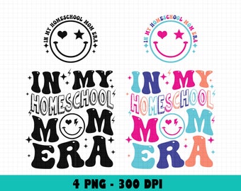 In meiner Homeschool Mama Ära PNG, Homeschool Mama Png, Mama Png, Mama Shirt Png, lustige Mama Shirt Png, zurück in die Schule Png, Mama Shirt Png
