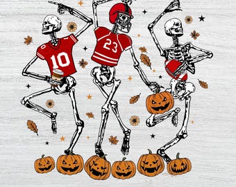 Skelett Fußball Png, Skelett Halloween PNG, Tanzendes Skelett Png, Spieltag Fußball PNG, Fußball Mama Png, Halloween Fußballliebhaber Png