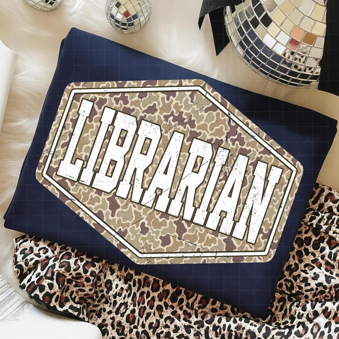 Librarian Camo PNG, Military Patch Design, Distressed Vintage Badge ...