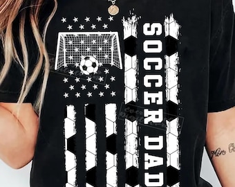 Soccer Dad Png, Soccer Dad American Flag Png, Soccer Png, Loud and Proud Soccer Dad Png, Soccer Season, Sports Dad Png, Game Day Soccer