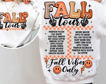 Retro Herbst Tour Png, Herbst PNG, Herbst Shirt Sublimation Png, Herbst Png, Herbst Sublimationsdesign, Herbst Herbst T-Shirt Png, Herbst Vibes Png