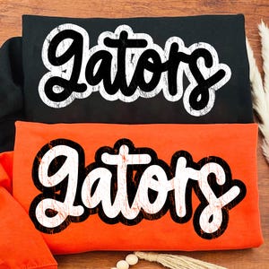 Gators Png, Distressed Textures Gators Mascot Png, School Spirit PNG, School Mascot, School, Gators Mascot Team name, School Spirit Png