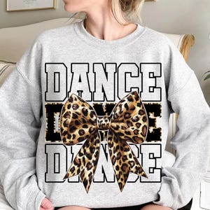 Tanz Leopard Kokette Bogen Druck PNG, Tanz Mama Bogen, Gepard Druck Tanzdesign, Tanz Mama Png, Distressed Tanz Bogen Grafik Digital