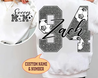 Personalized Soccer Mom PNG, Faux Glitter Png, Gameday Soccer Png, Soccer Player Png, Soccer Mama Png, Soccer Season Png, Digital Download