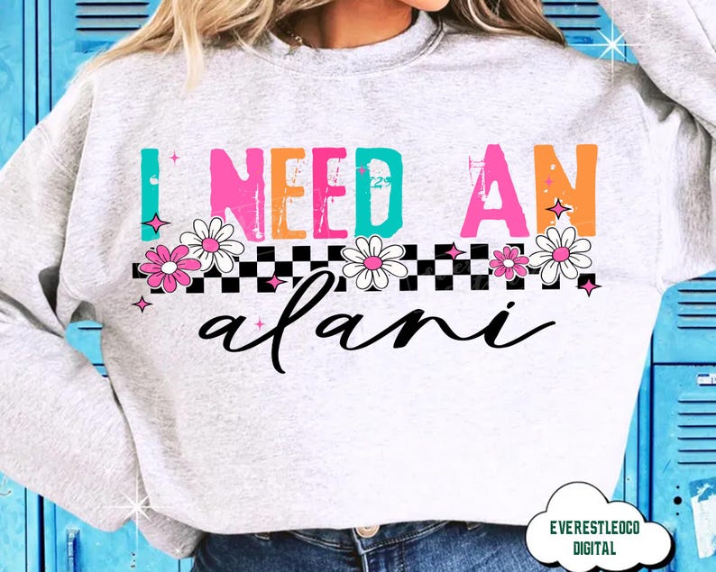 I Need an Alani PNG, Vintage Summer PNG, Digital Download - Etsy