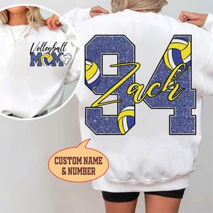 Personalized Volleyball Mom PNG, Faux Glitter Png, Volleyball Player Png, Volleyball Lover Png, Gameday Season Png, Digital Download