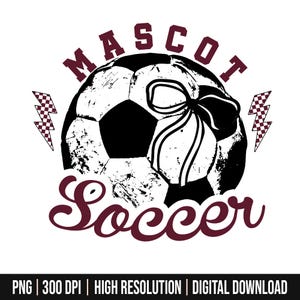 Custom Soccer Mascot Png, Soccer Ball Player Template, Soccer Mom Png, Soccer Shirt Png, Personalized Soccer Mascot or Team Custom Png