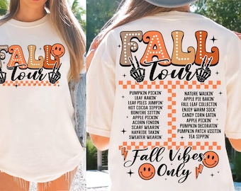 Retro Herbst Tour PNG, Herbst Vibes PNG, Trendiger Herbst Png, Es ist Herbst Y'all Png, Herbst Sublimationsdesigns, Tis the Season Png, Gemütliche Saison Png