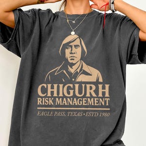 No Country for Old Men Shirt, Anton Chigurh Tee, Cult Movie Fan Gift, Dark Humor T-shirt, Gift for Movie Lover, Crime Thriller Western Movie