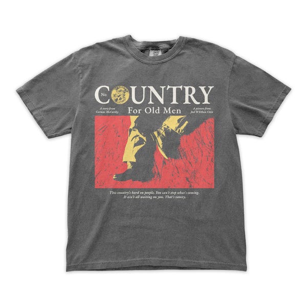 No Country for Old Men T-Shirt – Cult Thriller Cinema Tee