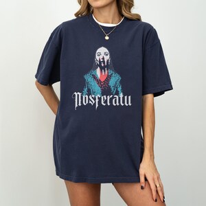 Nosferatu-T-shirt – Cult Gothic Horror Vampire Cinema-T-shirt Navy