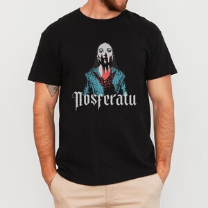 Nosferatu-T-shirt – Cult Gothic Horror Vampire Cinema-T-shirt afbeelding 7