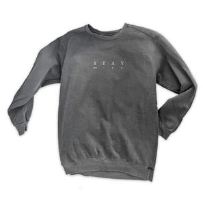 Interstellar STAY Sweatshirt – Minimalist Sci-Fi Cinema