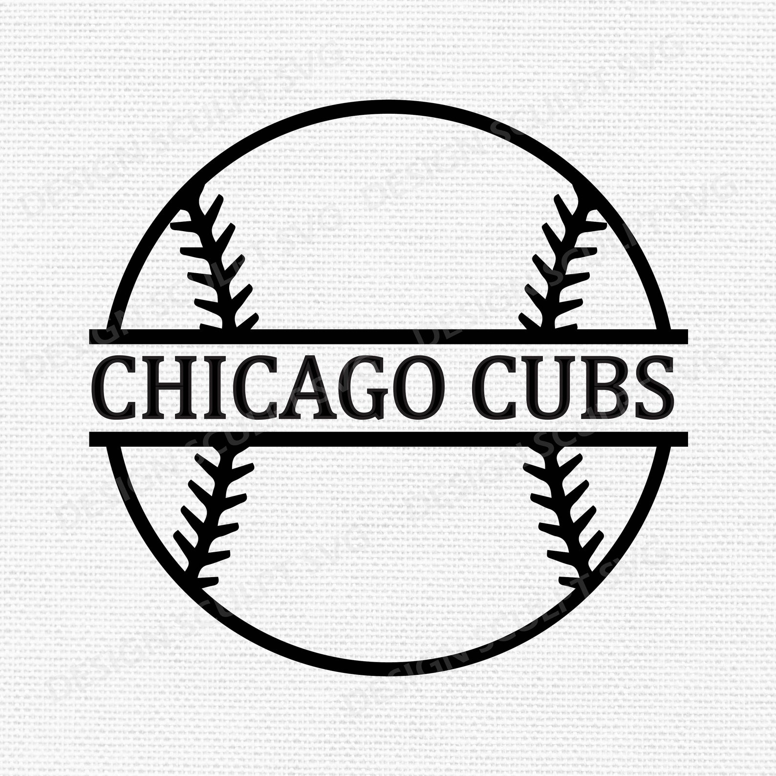 Baseball Split Monogram, Baseball Custom Name Monogram, Baseball