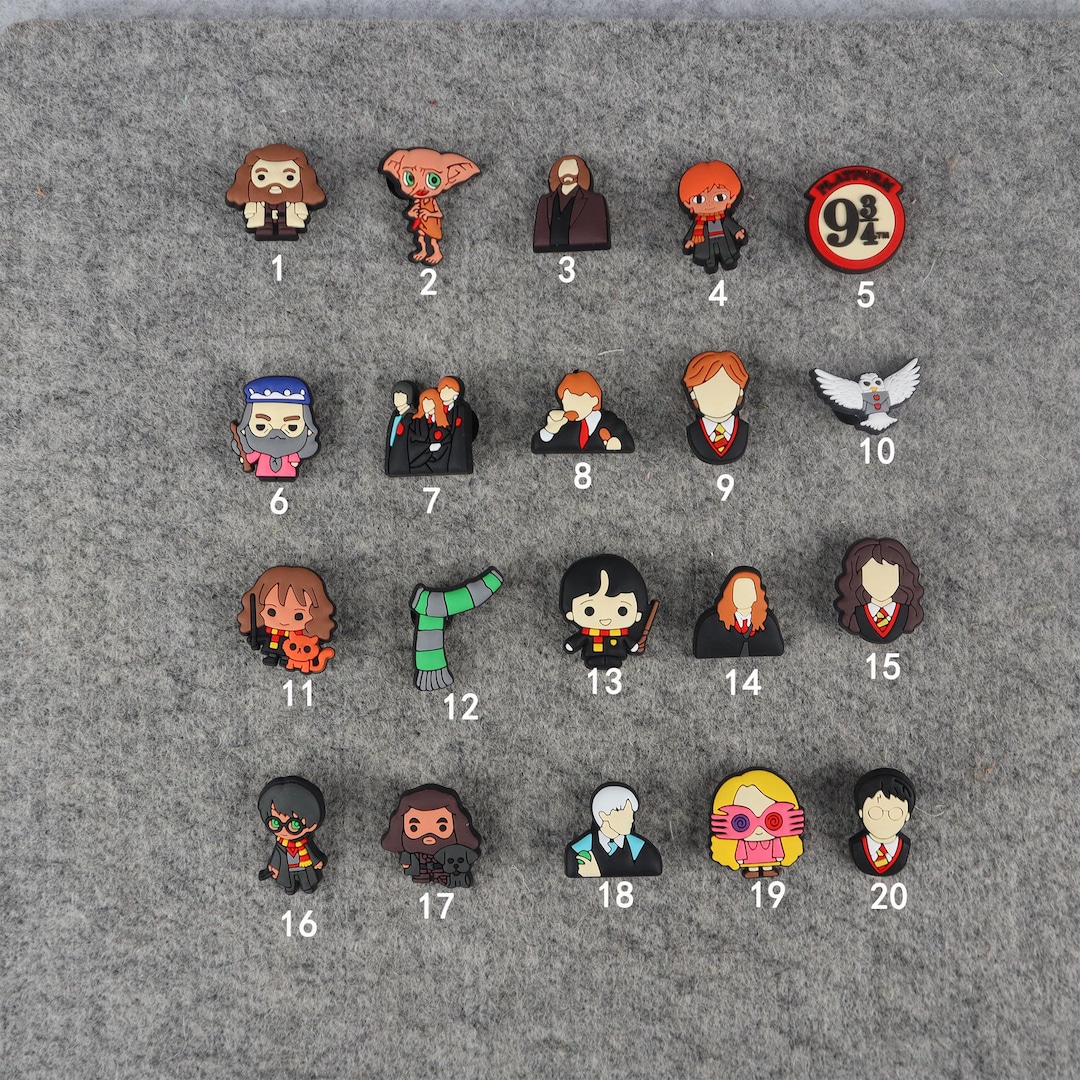 Harry Potter Croc Charmsjibbitz for Croc Beautifulharry Etsy
