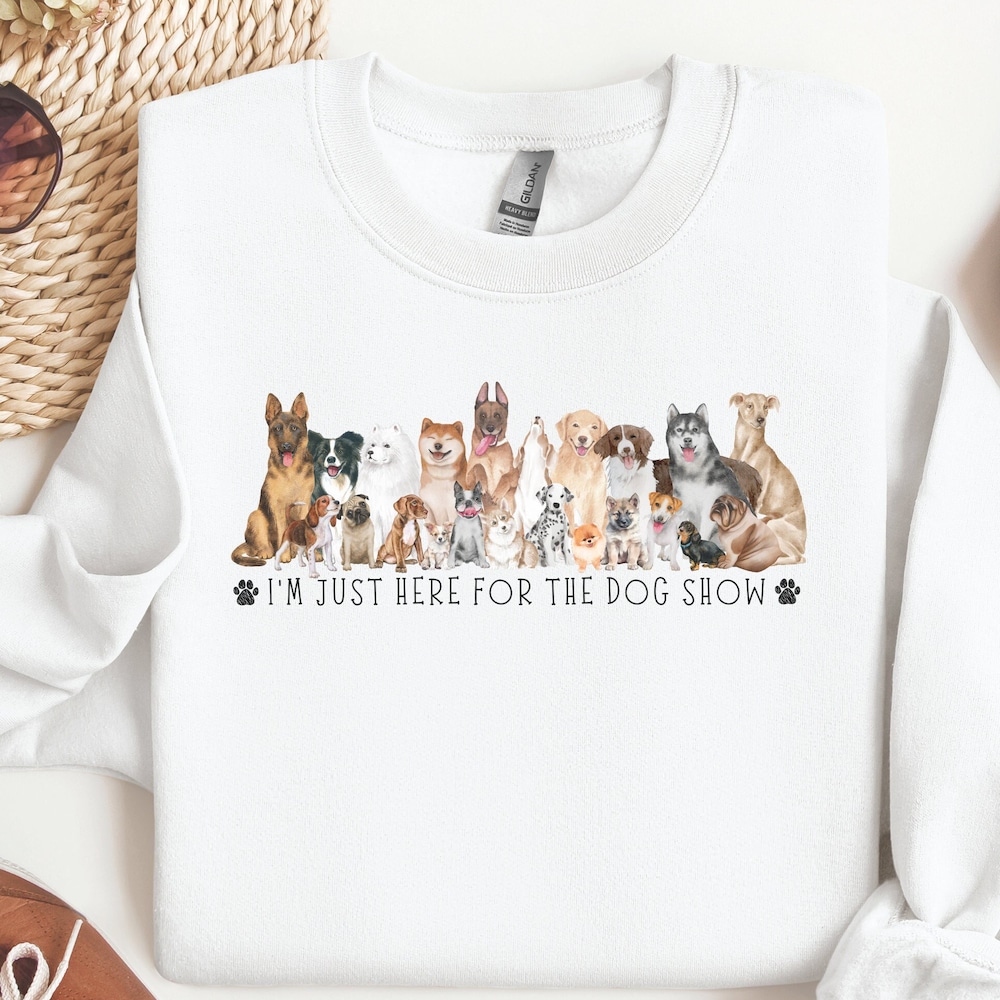 Dog Show Thanksgiving Sweatshirt, Cute Thanksgiving Shirt, Women'S Thanksgiving Sweatshirt, Thanksgiving Dogs, Dog Lover, Dog Mama Onlytee