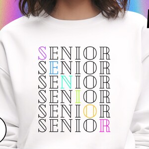 Senior Girl Sweatshirt, Senior Shirt, Senior 2025, Class of 2025, High School Grad Gift, Senior 2025 Shirt, Senior Shirt for Girls