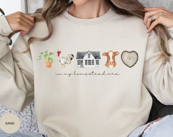 In meinem Gehöft Era Sweatshirt, Gehöft Mama, Farm Mama, Huhn Mama, Gehöft Sweatshirt