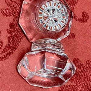 アンティーク調八角形ガラス製ドアノブ ヴィンテージ（2個セット）