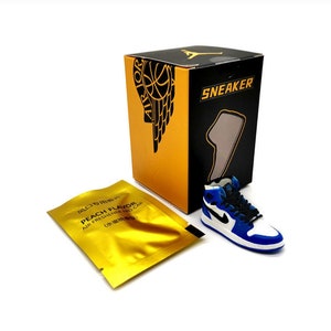 Black logo matching laces blue white Sneaker soles car vent freshener shoe clip air outlet smell good interior accessory diffuser