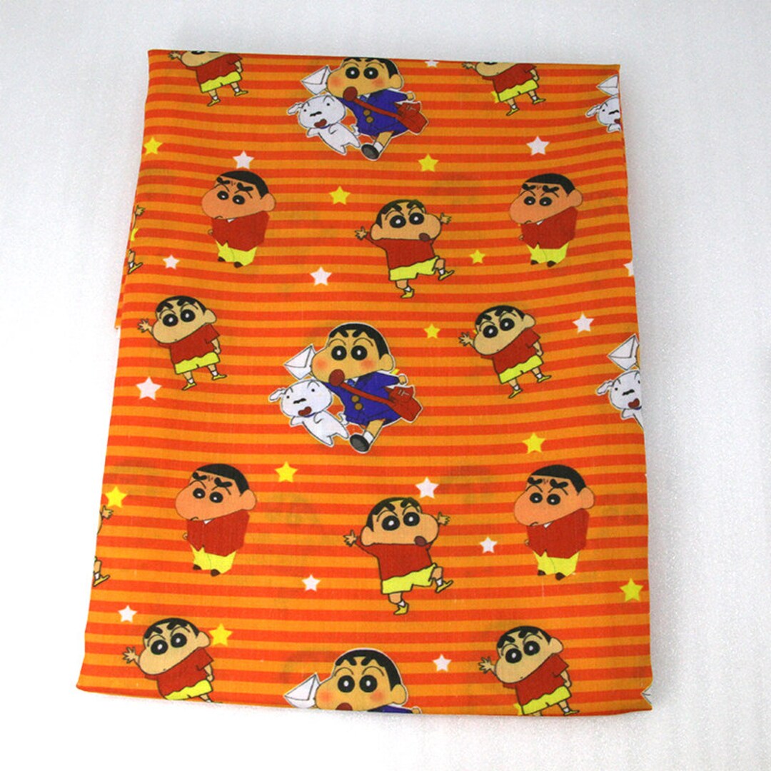 Shin Chan Pattern Crayon Shin-chan Japanese Anime Fabric Cartoon Anime 100% Cotton Fabric ...