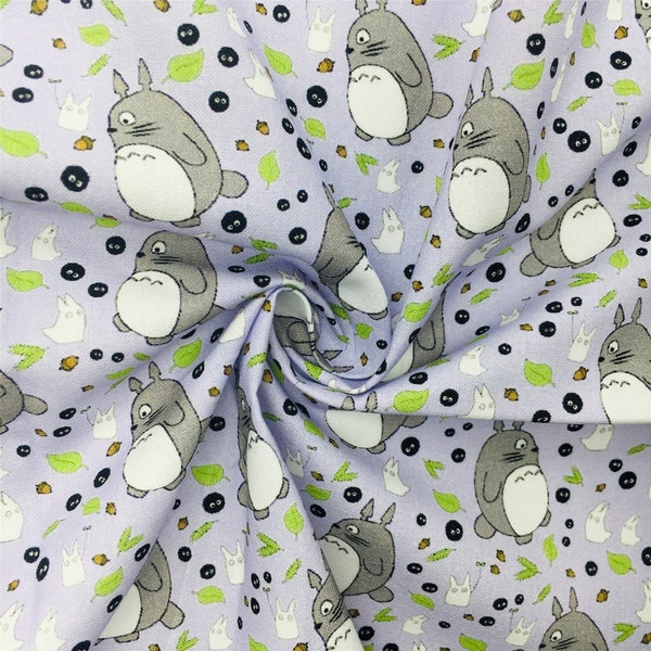 Tissu d'anime japonais, tissu en coton et Polyester, dessin animé, au demi-mètre