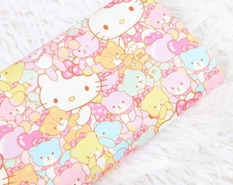 Tessuto di cotone Sanrio Hello Kitty a mezzo metro