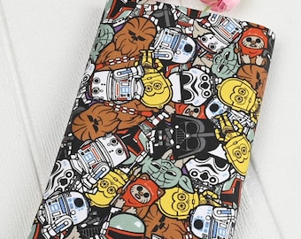 Tessuto di cotone Star Wars Grogu Baby Yoda a mezzo metro