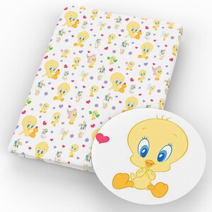 Tela de Piolín de Looney Tunes, tela de algodón de anime de dibujos animados por media yarda