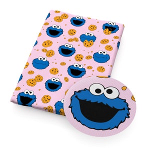 Cookies Fabric Dessert Fabric Cartoon Anime Polyester Cotton Fabric By The Half Meter