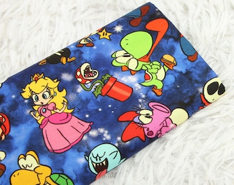 Tessuto di cotone Super Mario in mezzo metro