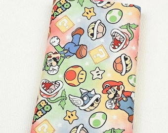 Tessuto di cotone Super Mario Bros. a mezzo metro
