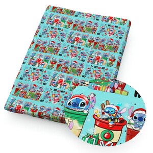 Christma Stitch Fabric Blue Koala Fabric Cartoon Anime 100% Cotton Fabric By The Half Yard