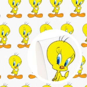 Tela de Piolín de Looney Tunes, tela de algodón de anime de dibujos animados por media yarda