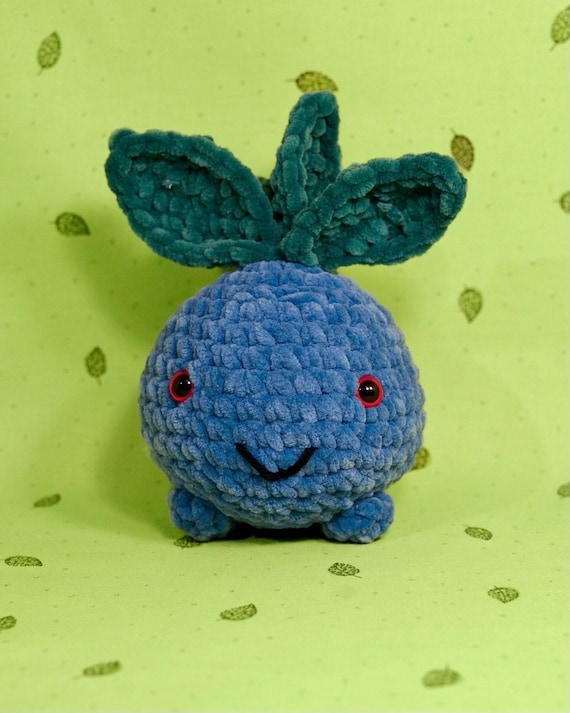 Oddish Pokemon Crocheted Character Beautiful and Super Soft