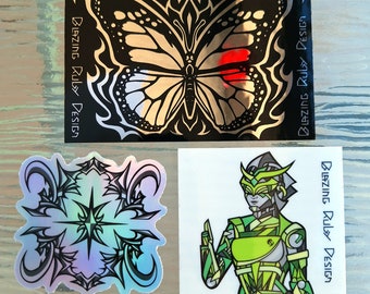 Emerald Cyborg Sticker Pack
