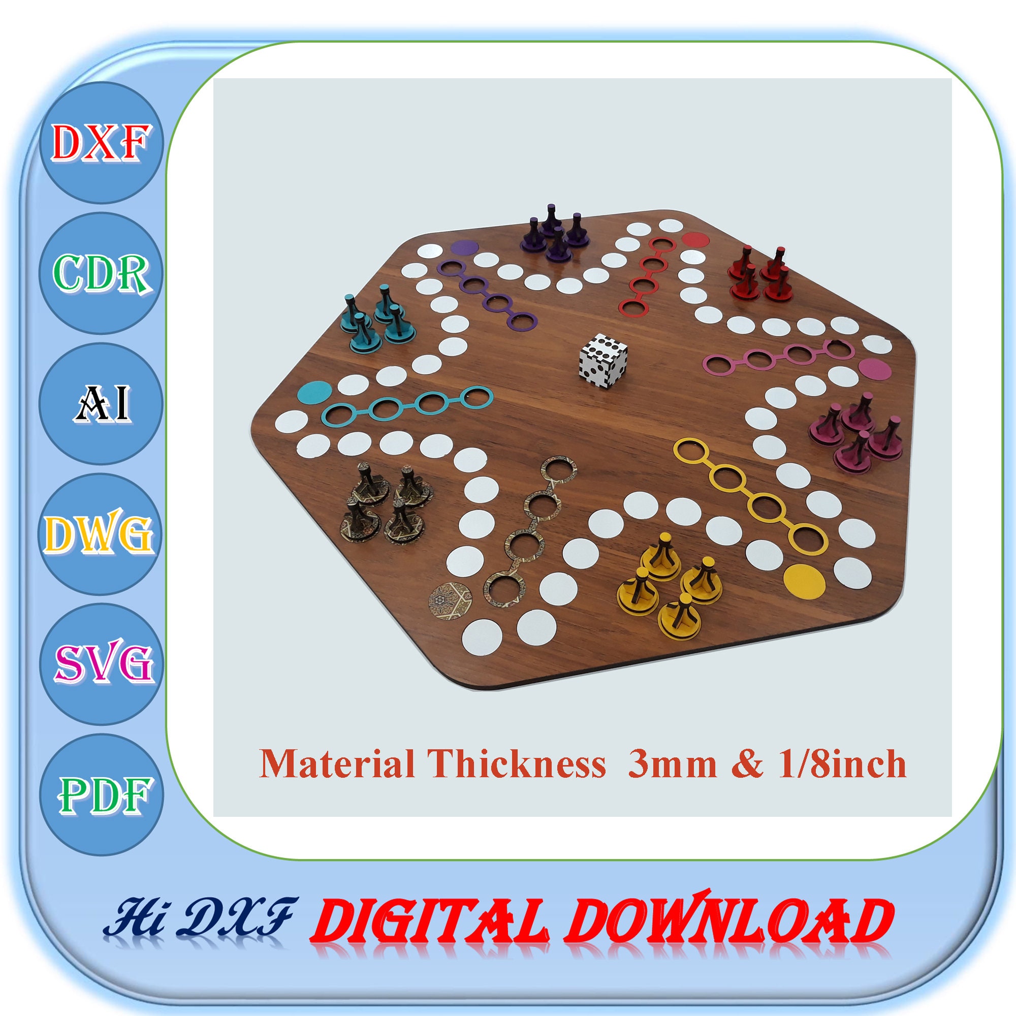 Ludo download only Pachisi Dayakattam ludi Parcheesi Mensch ärgere dich  nicht Fia med knuff Chińczyk Fei Xing Qi Barjis/Barjees