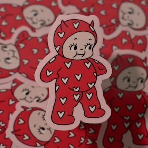 Devil Kewpie Doll Vinyl Sticker | Kewpie Doll