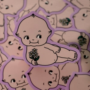 Cute Kewpie Vinyl Sticker | Kewpie Doll