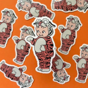 Pegatina de vinilo Tiger Kewpie